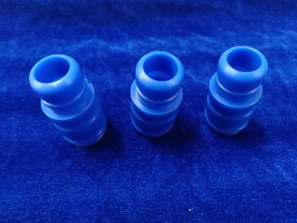 Blaue POM Acetal Copolymer Connector Automotive CNC-Teile