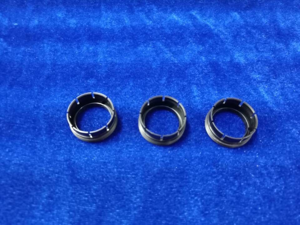 Schwarze POM Acetal Copolymer Baffle Ring-Schiebemuffe-Dichtung Ring Washer Seal