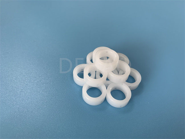 Weiße POM Acetal Plastic Ring Washer-Lebensmittelverarbeitungs-Maschinen-Teile