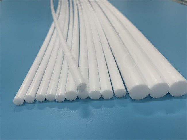 Weißes PTFE PTFE Rod Chemical Resistance Superior Lubricity