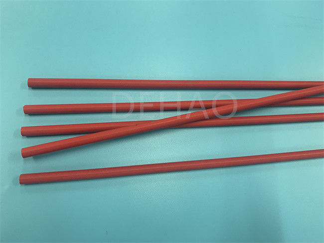 Rotes PTFE verdrängte Rod, Temperatur-Widerstand-Glas füllte PTFE Rod