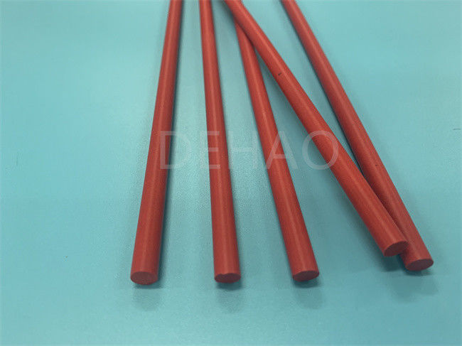 Rotes PTFE verdrängte Rod, Temperatur-Widerstand-Glas füllte PTFE Rod